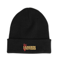 Black CW Embroidered Beanie